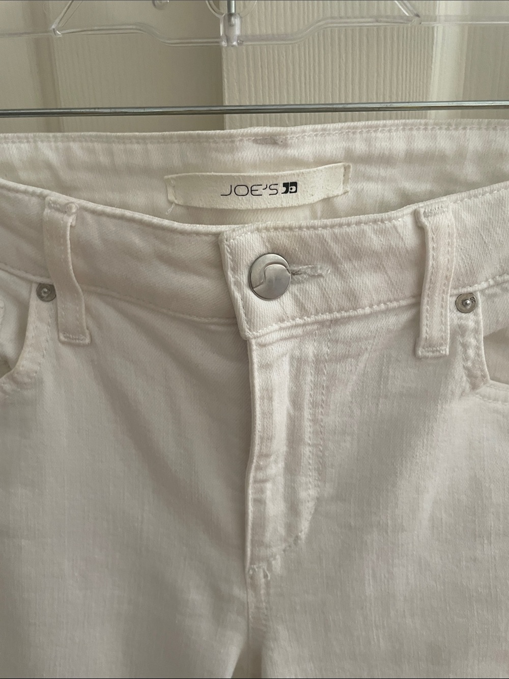 Joe's Jeans White Skinny Crop Jean